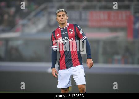 Bologna, Italy. 21st Nov, 2021. Bologna's Nicolas Dominguez portrait during Bologna FC vs Venezia FC, italian soccer Serie A match in Bologna, Italy, November 21 2021 Credit: Independent Photo Agency/Alamy Live News Stock Photo
