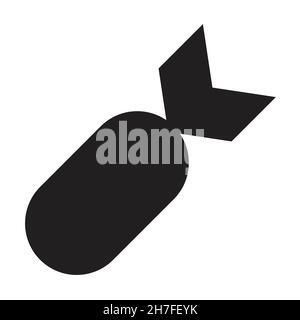 Aviation bomb icon vector for your web design, logo, infographic, UI. illustration Stock Vector