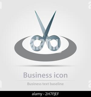 Originally designed color abstract vector business icon for creative design tasks Stock Vector