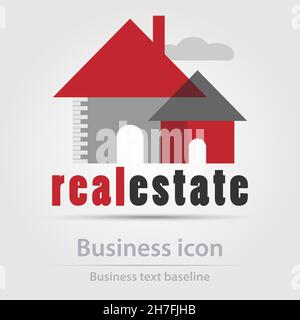 Originally designed color abstract vector business icon for creative design tasks Stock Vector