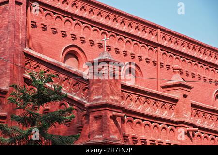 The vintage church in Lahore, Punjab province, Pakistan Stock Photo