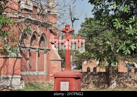 The vintage church in Lahore, Punjab province, Pakistan Stock Photo