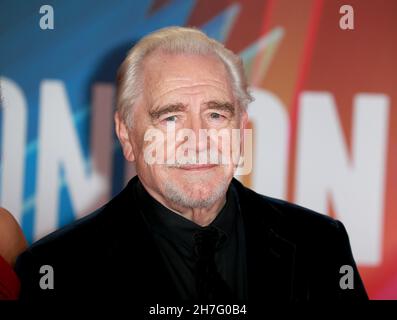 LONDON, UNITED KINGDOM - Oct 15, 2021: Brian Cox attends European premiere of season 3 of 'Succession' at the Royal Festival Hall the London Film Fest Stock Photo