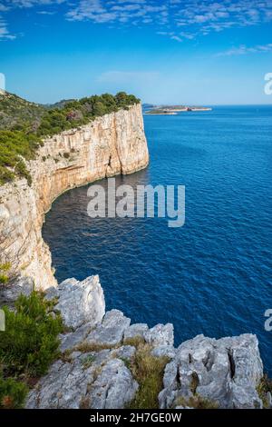 Dugi otok cliffs, National park Telascica Stock Photo