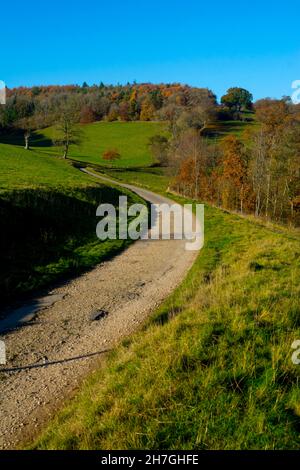 Morning Rural Vector An autumn rural landscape is seen in Hexi Village, Weishan County, Dali ...