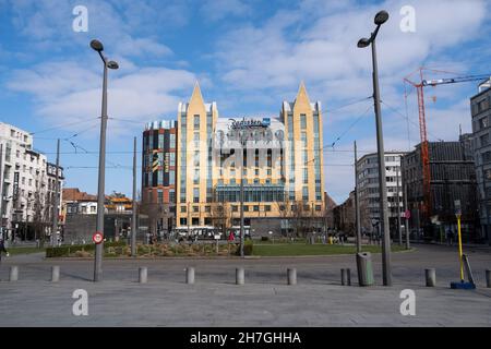 Belgium, Flanders, Antwerp the 2021-03-26. Illustration of the Belgian Flemish region of Flanders. The city of Antwerp. Photograph by Martin Bertrand. Stock Photo