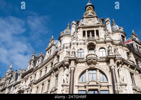 Belgium, Flanders, Antwerp the 2021-03-26. Illustration of the Belgian Flemish region of Flanders. The city of Antwerp. Photograph by Martin Bertrand. Stock Photo