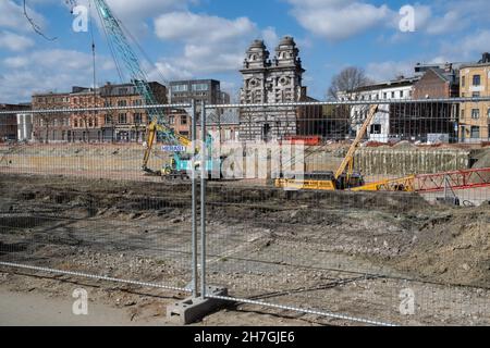 Belgium, Flanders, Antwerp the 2021-03-26. Illustration of the Belgian Flemish region of Flanders. The city of Antwerp. Photograph by Martin Bertrand. Stock Photo