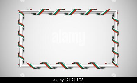 EPS10 Vector Patriotic background with Bulgaria flag colors. An element of impact for the use you want to make of it. Stock Vector