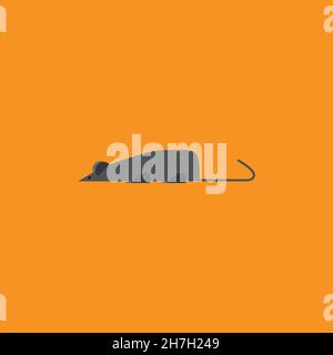 Rat icon. Rodent symbol. Logo design element Stock Vector