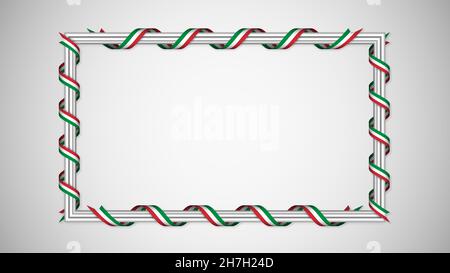 EPS10 Vector Patriotic background with Italy flag colors. An element of impact for the use you want to make of it. Stock Vector