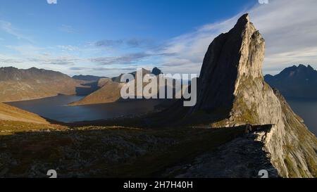 Segla mountain, Senja island, Troms, Norway Stock Photo