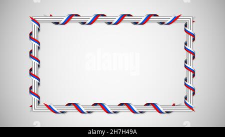 EPS10 Vector Patriotic background with Slovenia flag colors. An element of impact for the use you want to make of it. Stock Vector