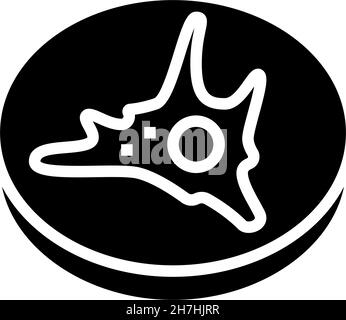 fibroblast cell immunity line icon vector illustration Stock Vector ...