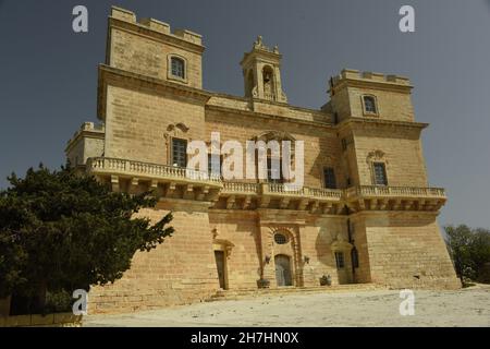 Selmun Palace near Mellieha, Malta, Europe Stock Photo