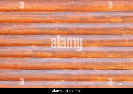 View of  old wooden wall textured background. Stock Photo