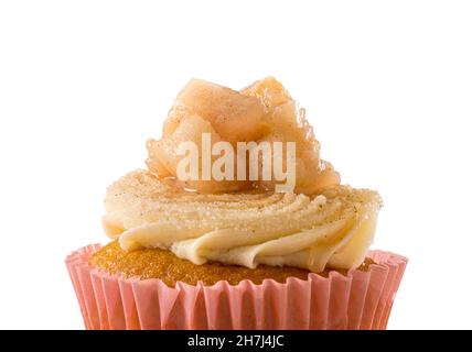 Gourmet apple cupcake detail Stock Photo