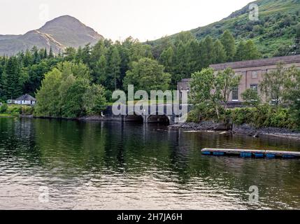 Sloy Power Station (Category A listed building), part of the Loch Sloy ...