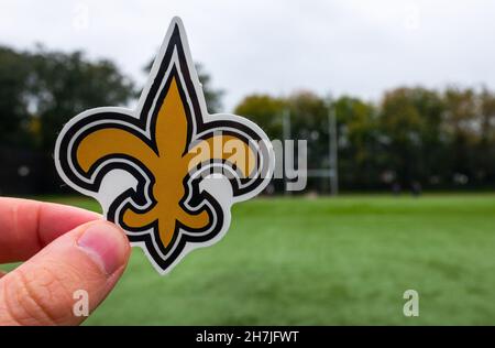 New Orleans Saints American Football Team Logo Editorial Stock