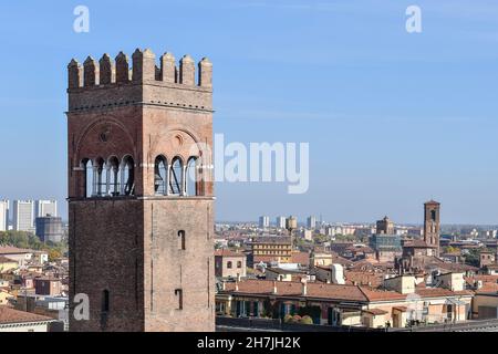 Bologna, Torre dell'Orologio, Italy Stock Photo