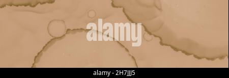 Abstract Coffee Splash. Liquid Brown Texture. Stock Photo