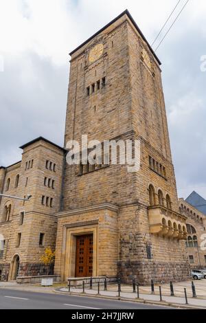 Poznan, Poland - October 2 2020: Cultural Center - Imperial Castle in Poznan Stock Photo