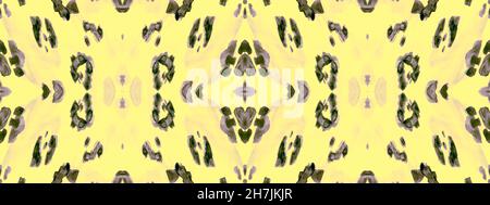 Seamless Leopard Repeat. Brown Abstract Stock Photo