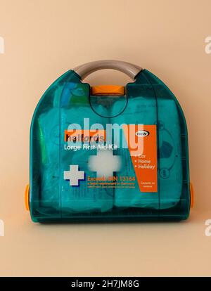 First Aid kits for the house or car Stock Photo