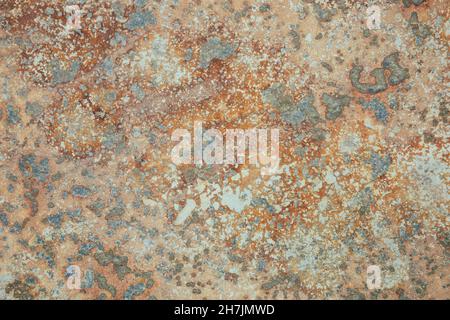Vintage wall with weathered colors and rust. Abstract sand calm art creative background. Old pastel textured surface like corrosion. Warm multicolor Stock Photo