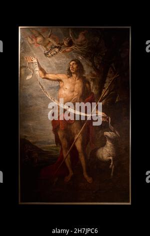 ‘Saint Francis of Assisi in Ecstasy’. Provincial Museum of Guadalajara, Palace of El Infantado. Stock Photo