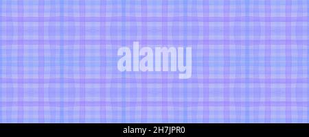 Girl Check Plaid. Watercolour Picnic Material. Stock Photo