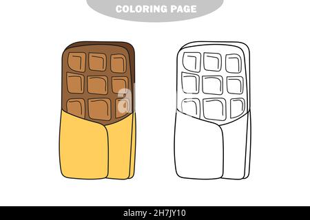 How To Draw Chocolate bar Step by Step - [6 Easy Phase]