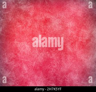 Frost pattern on window Vivid textured background Abstract winter texture Stock Photo