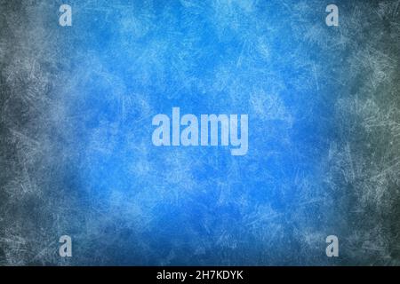 Frozen pattern on glass Vivid textured surface Abstract winter texture Stock Photo