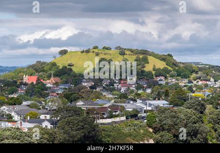 Mount Victoria in Devonport, Auckland, New Zealand on Tuesday, November 22, 2021. Photo: David Rowland / One-Image.com Stock Photo