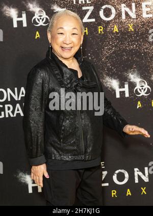 November 22, 2021, New York, New York, United States: Lori Tan Chinn attends premiere of National Geographicâ€™s â€œTHE HOT ZONE: ANTHRAXâ€ at Jazz at Lincoln Center (Credit Image: © Lev Radin/Pacific Press via ZUMA Press Wire) Stock Photo