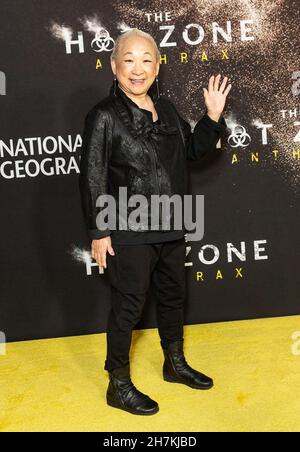 November 22, 2021, New York, New York, United States: Lori Tan Chinn attends premiere of National GeographicÃ¢â‚¬â„¢s Ã¢â‚¬Å“THE HOT ZONE: ANTHRAXÃ¢â‚¬Â at Jazz at Lincoln Center (Credit Image: © Lev Radin/Pacific Press via ZUMA Press Wire) Stock Photo