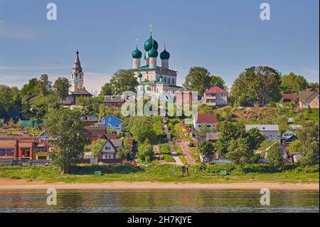 Church of the Resurrection in Tutayev on the Volga, Yaroslavl Oblast, Russia, Europe Stock Photo