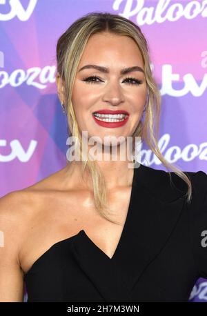 November 23rd, 2021, London, UK. Laura Woods arriving at the ITV Palooza!, Royal Festival Hall, London. Credit: Doug Peters/EMPICS/Alamy Live News Stock Photo