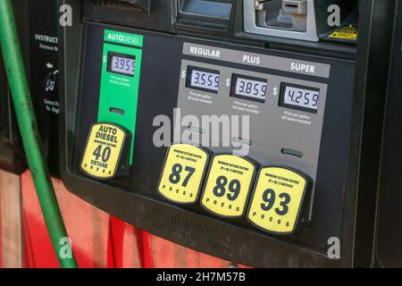 Sheetz gas station fuel pump Stock Photo - Alamy