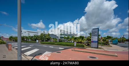 The Mackay Base Hospital is the major hospital for the Central Queensland Region situated in Mackay, Queensland, Australia. Stock Photo