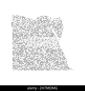 a dotted map of egypt Stock Vector Image & Art - Alamy