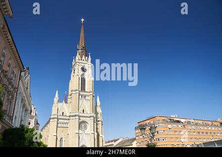Novi-Sad, Serbia - 06.05.2021: Parish Church the name of Mary Stock Photo