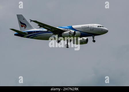 Aircraft Bangkok Airways Airbus A319 Stock Photo