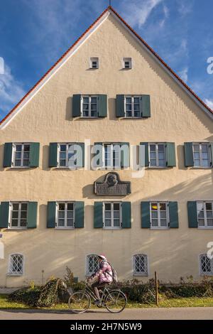 Pastor Kneipp lived and worked in this house in Bad Woerishofen, Swabia, Allgaeu, Bavaria, Germany Stock Photo