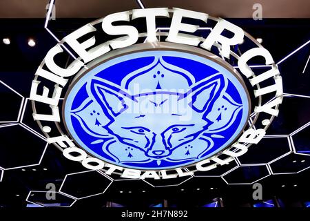 Logo Leicester City Football Club Stock Photo