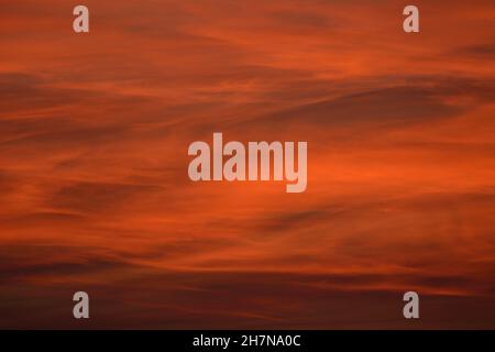 Coulorful Clouds. Stock Photo