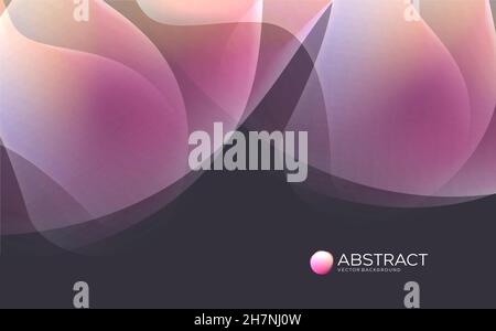 Minimal pink covers design. Colorful gradients. Future geometric Cards Stock Vector