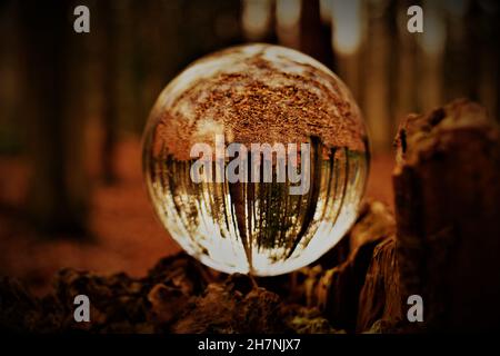Lens ball artwork Stock Photo