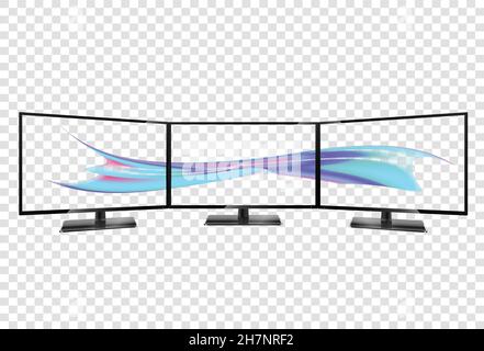 Aspect ratio 16 9 widescreen tv icon sign. Symbols on nine wavy ...